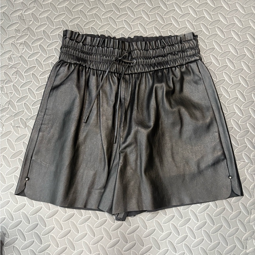 Zara short faux leather. NWOT